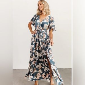 Baltic Born Sicily Satin Maxi Dress